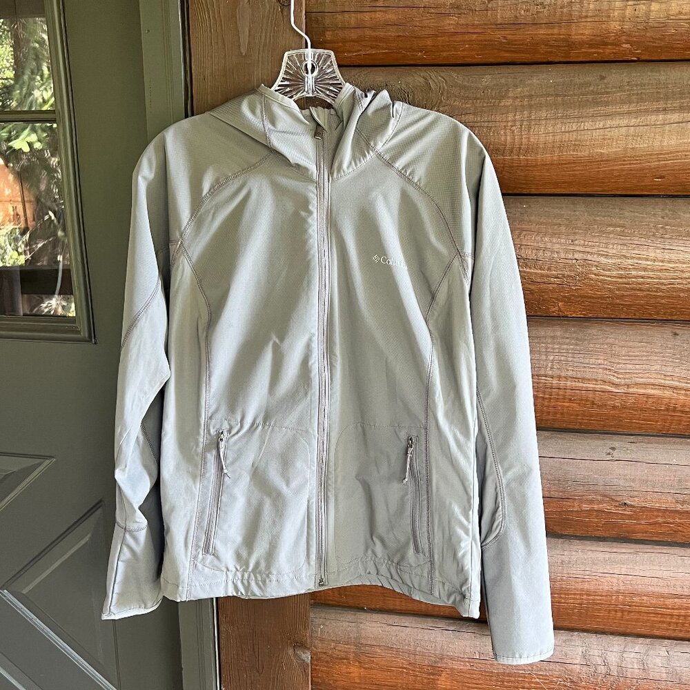 Women's Columbia Omni-Shield Advanced Repellency Lightweight Hooded Jacket Sz. M